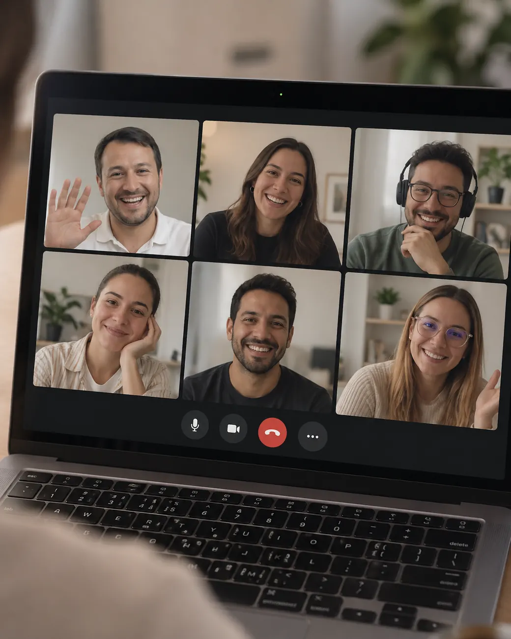 Charla virtual de Libertat con participantes conectados
